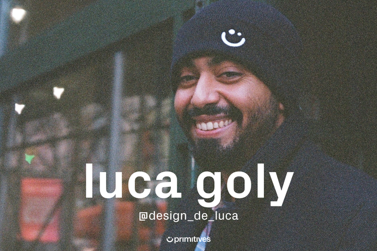 luca goly (Lv<^) is pursuing happiness through art